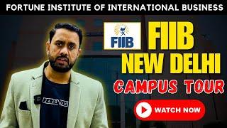 FIIB New Delhi Campus Tour  | Explore Facilities, Student Life & More!