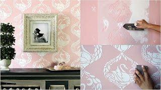 How to Stencil Embossing with Joint Compound in 9 Easy Steps