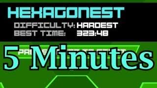 Super Hexagon Level 3 (Hardest) - ''Hexagonest'' - 322:50 - PC (Rank 16th Global)