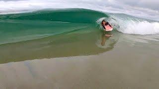 Scoring GLASSY mini slabs and Novelty Wave Surf (NO paddle out)