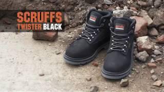 Scruffs Twister Black Safety Boots