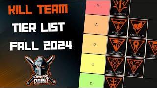 All Kill Teams Ranked! Tier List Fall 2024