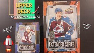 EXTENDED BOTH WAYS ↔️ 2023-24 UPPER DECK HOCKEY  HOBBY & BLASTER BOX BREAK FOR CONNOR BEDARD RC 