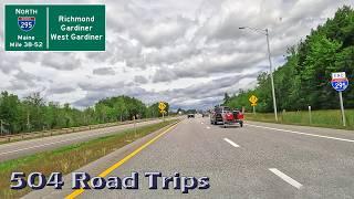 ⁴ᴷ Road Trip #1049 - I-295 N - Maine Mile 38-52 - Richmond/Gardiner/West Gardiner