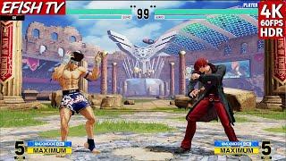 Joe Higashi vs Iori Yagami (Hardest AI) - KOF XV