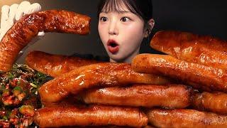 Crispy Giant Grilled Large Intestine Mukbang Asmr