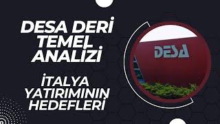 Desa Deri Sanayi ( #Desa ) Hisse Analizi