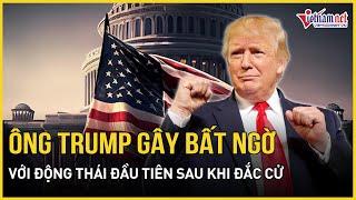 Trực tiếp bầu cử Mỹ: Tân Tổng thống Donald Trump gây bất ngờ với động thái đầu tiên sau khi đắc cử