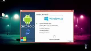 How to install WINDOWS 8 on any android tablet or mobile phone