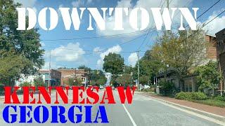 Kennesaw - Georgia - 4K Downtown Drive