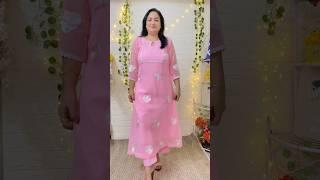 Saree To Kurta Set| Saree Reuse Idea #shorts #viralvideo  #trending #reuseoldsaree