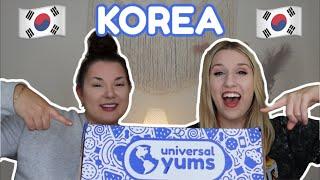 TRYING KOREAN SNACKS  | Universal Yums | Super Yum Box | September 2024 | KOREA