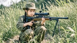 The Japanese army surrounded the female soldiers, but the beauty was a sharpshooter and killed them！