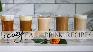 5 Cozy Fall Drinks 2021/ Easy Coffee Recipes