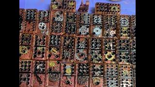 #123 Resin Steampunk Dominoes Set