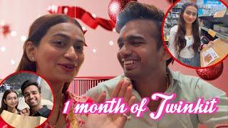 1 Month of Twinkit Ki Shaadi️ | Biwi Ke Liye gifts | Wedding Video Ki Jhalak | Ankit Twinkle Vlog