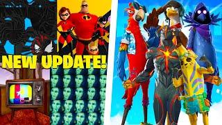 Fortnite NEW Update! (Incredibles, VENOM/Spiderman, SAW, Horror LEAKS)