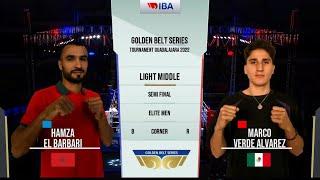 (71KG)  VERDE ALVAREZ MARCO ALONSO (MEX) vs  EL BARBARI HAMZA (MAR) | WBT Golden Belt Series 2022