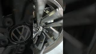 Volkswagen spinning hub cap. VW Genuine Accessories