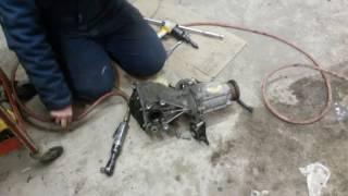 How to Remove Ford Escape differential. trick saves hours of labor