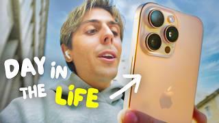 Day In The Life with iPhone 16 Pro Max - (Camera Control, Apple Intelligence, 4K 120 FPS & More!)