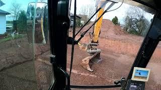 Teil2 erstellen einer Baugrube | Erdarbeiten mit einem Liebherr Bagger | Mobilbagger mit Tiltrotator