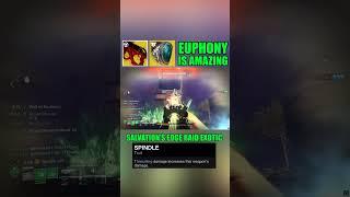 Euphony is AMAZING! Salvation's Edge Raid Exotic #destiny2