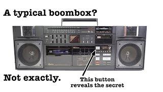 This makes a change - a Boombox with a unique feature. Mitsubishi TX-L50