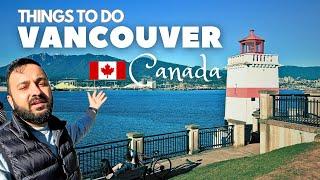  Vancouver Travel Vlog ️| 24 Hrs Exploring Gastown, Stanley Park, Canada Place and English Bay