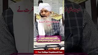 Hazrat Ne Buhat Important Bat Samjha Di Peer Zulfiqar Ahmed Naqshbandi️ #shorts #like #subscribe