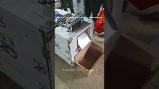 Meat chopper machine for restaurants