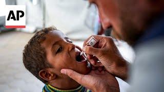 Scaled down polio vaccination campaign begins in part of northern Gaza hit by intense bombardment