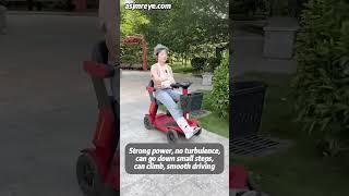 Electric mobility scooter  designed for the elderly and disabled