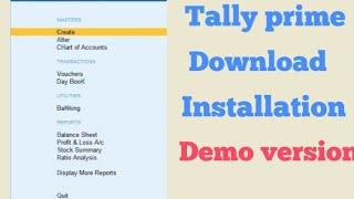 How to download and install tally prime in your pc | tally prime tutorial | notes | pdf