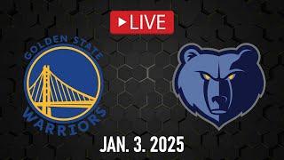 NBA LIVE! Golden State Warriors vs Memphis Grizzlies | January 3, 2025 | Grizzlies vs Warriors 2K