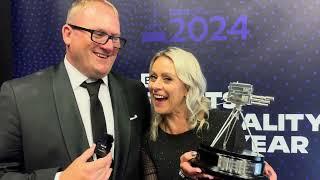 Trevor Painter and Jenny Meadows react to being named BBC Sports Personality Coaches of the Year