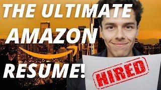 My NEW And IMPROVED AMAZON INTERN RESUME! | Software Engineering Internship 2021