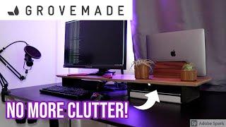 How Grovemade's Desk Shelf Eliminated Clutter & Work Stress!