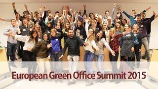 European Green Office Summit 2015 - Rotterdam