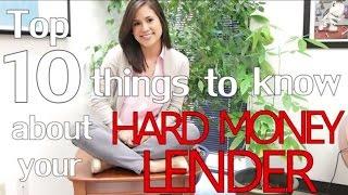 Hard Money Lending - 10 Things To Know