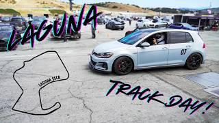 Putting our modifications to the test at laguna seca! Focus st and Mk7 GTI