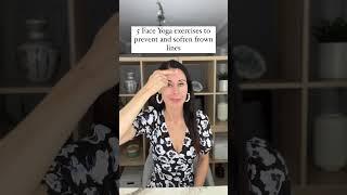 Frown lines? Do this exercise now #faceyoga #faceyogaexpert #naturalfacelift