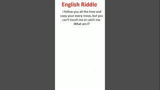 English Riddle #shorts #ytshorts #youtubeshorts #englishriddles #englishlanguage #quiz #test #riddle