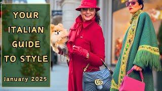 Italian Fashion Trends January 2025: Milan's Best Street Style Ideas