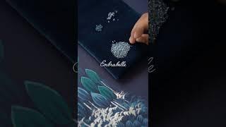 Hand embroidery for printed fabric, EMBRABELLE EXPORT #embroidery #fashion