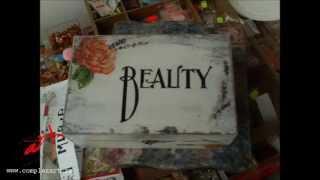 Tutorial - Decoupage - Shabby Chic - Image Transfer