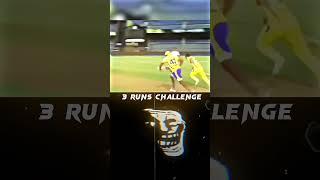 3 runs challenge by MS Dhoni  #shorts