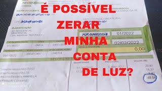 POR QUE ALGUMAS  CONTAS DE LUZ VEM ZERADA ?