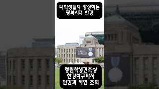 대학생들이 상상하는 평화시대 한강