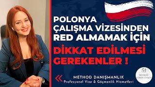 POLONYA ÇALIŞMA VİZESİ BAŞVURUSU İÇİN ÖNEMLİ DETAY | POLONYA ÇALIŞMA DAVETİYESİ NASIL OLMALIDIR ?